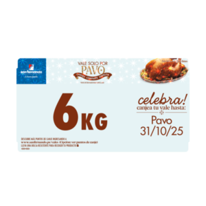 Vale de Pavo de 6kg